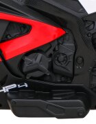 BMW Motocicleta electrica pentru copii HP4 rosu 70w cu panou audio lumini scaun piele 81x41x52 cm