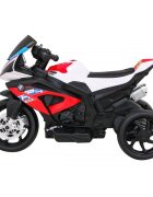 BMW Motocicleta electrica pentru copii HP4 rosu 70w cu panou audio lumini scaun piele 81x41x52 cm