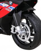 BMW Motocicleta electrica pentru copii HP4 rosu 70w cu panou audio lumini scaun piele 81x41x52 cm