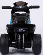 BMW Motocicleta electrica pentru copii S1000RR Albastru 69x44x36.5 cm varsta 1.5-4 ani roti si scaun din plastic putere 25W