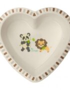 BO Jungle Set cina pentru bebelusi Panda si Leu in forma de inima
