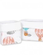 Bobono Set 2 cosuri pentru depozitare jucarii si accesorii Colorful Balloons