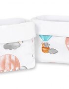 Bobono Set 2 cosuri pentru depozitare jucarii si accesorii Colorful Balloons