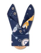 Bocioland Bavetica tip bandana Fox cu inel de dentitierealizata din bumbac 100fixare cu capse