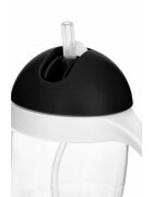 Bocioland Cana de apa cu pai si manere 300 ml 6 luni+ Black
