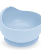 Bocioland Castron din silicon cu ventuza Albastrucapacitate 300mlcompatibil cu masina de vasemicrounde