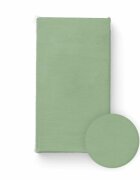 Bocioland Cearceaf cu elastic pentru patut copii Green 120x60 cm din 100 bumbac jersey 0 luni+