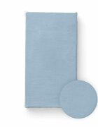 Bocioland Cearceaf cu elastic pentru patut copii Light Blue 120x60 cm din 100 bumbac jersey 0 luni+