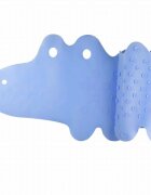 Bocioland Covoras de baie Antiderapant Cu ventuze Silicon 33 x 90 cm Crocodile Blue