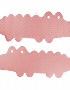 Bocioland Covoras de baie Antiderapant Cu ventuze Silicon 33 x 90 cm Crocodile Pink