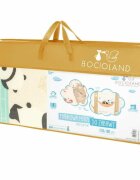 Bocioland Covoras de joaca Panda pliabil protectie impotriva loviturilor 180 x 150 cm cu Imprimeu pe ambele parti potrivit pentru interior si exterior
