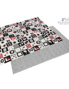 Bocioland Covoras de joaca pliabil 200x150 cm Honeycomb