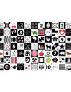 Bocioland Covoras de joaca pliabil 200x150 cm Honeycomb