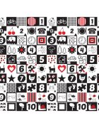 Bocioland Covoras de joaca pliabil Happy Day 200x150x1 cm cu doua fetesuprafata impermeabila antiderapanta din spuma XPEhusa depozitare cu maner