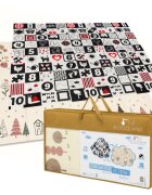 Bocioland Covoras de joaca pliabil Small Bear 200x150x1 cm cu doua fetesuprafata impermeabila antiderapanta din spuma XPEhusa depozitare cu maner