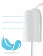 Bocioland Degetar din silicon pentru masarea gingiilor cu carcasa de protectie inclusa