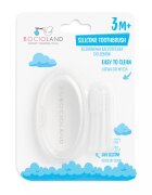 Bocioland Degetar din silicon pentru masarea gingiilor cu carcasa de protectie inclusa