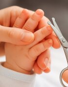 Bocioland Forfecuta de unghii pentru copii din otel inoxidabil cu manerele ergonomice si varfuri rotunjite