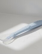 Bocioland Lingurita de silicon pentru bebelusi Blue lungime 15.5cm maner antiderapant