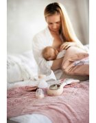 Bocioland Paturica Milano din bambus si bumbac 80 x 100 cm pink