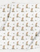 Bocioland Paturica mutifunctionala BUNNY 110x110 cmtesatura din fibre de bambus super absorbant suprafata catifelata utilizare caruciorpatutscaun automaterial respirabil certificat OEKO-TEX