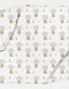 Bocioland Paturica mutifunctionala Koala 110x110 cm tesatura din fibre de bambus super absorbant suprafata catifelata utilizare caruciorpatutscaun automaterial respirabil certificat OEKO-TEX