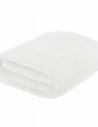 Bocioland Paturica pufoasa pentru copii din fleece 80 x 100 cm Ecru