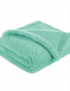 Bocioland Paturica pufoasa pentru copii din fleece 80 x 100 cm Mint