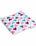 Bocioland Pernuta anticolici Bociolad Umpluta cu samburi de cirese Cu husa din bumbac 20x20 cm 0 luni+ Colorful Hearts
