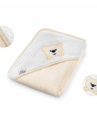 Bocioland Prosop de baie 80x80 cm Teddy Bear Beige