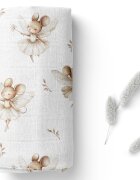 Bocioland Prosopel multifunctional Bee 40x40 cm tesatura din fibre de bambussuper absorbant hipoalergenic si moale