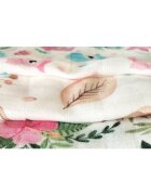 Bocioland Scutec din bambus 30x30 cm boho flowers