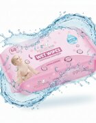 Bocioland Servetele umede cu 99 apa extract de aloe vera pachet 60 bucati