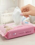 Bocioland Servetele umede cu 99 apa extract de aloe vera pachet 60 bucati