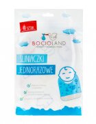 Bocioland Set 10 bavete copii de unica folosinta cu buzunar benzi adezive pentru fixare suprafata absorbanta