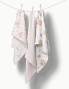 Bocioland Set 3 scutece multifunctionale Roz 70x70 cm din muselina 100 bumbacsuprafata texturatamoale si absorbanta