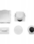 Bocioland Set 4 protectii magnetice pentru mobilier cu banda adeziva Alb