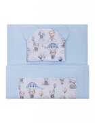 Bocioland Set paturica si pernuta Waffle Bunny 75x100 cmrealizat din bumbac 100recomandat de la nastere
