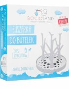 Bocioland Uscator pentru biberoane White dimensiune 22 x 26 cm