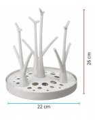 Bocioland Uscator pentru biberoane White dimensiune 22 x 26 cm