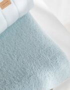 Bonjourbébé Husa de protectie pentru salteaua de infasat Bonjourbebe Azul bumbac buclat cu elastic 80x50 cm
