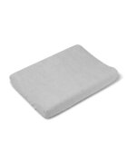 Bonjourbébé Husa de protectie pentru salteaua de infasat Bonjourbebe Gri bumbac buclat cu elastic 80x50 cm