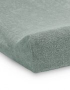Bonjourbébé Husa de protectie pentru salteaua de infasat Bonjourbebe Hunter Mint bumbac buclat cu elastic 80x50 cm