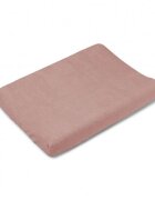 Bonjourbébé Husa de protectie pentru salteaua de infasat Bonjourbebe Rosa bumbac buclat cu elastic 80x50 cm