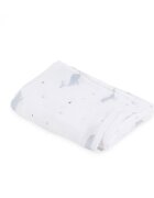 Bonjourbébé Muselina din bumbac si bambus scutec sau paturica multifunctionala Pacific 120x120 cm
