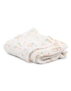 Bonjourbébé Muselina sau paturica multifunctionala din bumbac si bambus 120 x 120 cm Nairobi Mustard