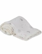 Bonjourbébé Muselina sau paturica multifunctionala din bumbac si bambus 120 x 120 cm Rainbow