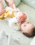 Bonjourbébé Pachet pilota si protector patut 60x120 cm