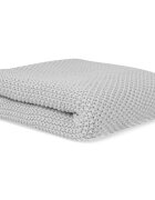 Bonjourbébé Paturica tricotata din bumbac organic 70x90 cm gri