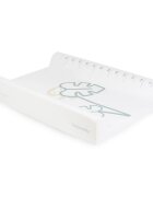 Bonjourbébé Saltea de infasat cu spate intarit si margini de protectie 50x70 cm Monstera Monkey